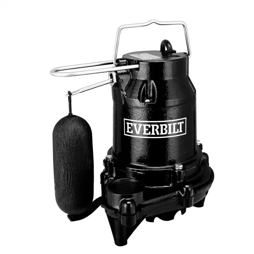 1/3 HP Cast Iron Submersible Sump Pump