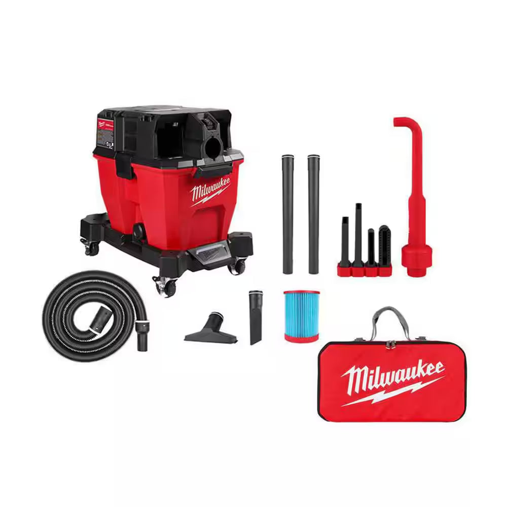 M18 18-Volt 2 Gal. Lithium-Ion Cordless Wet/Dry Vacuum with M18 XC 5.0 Ah Starter Kit