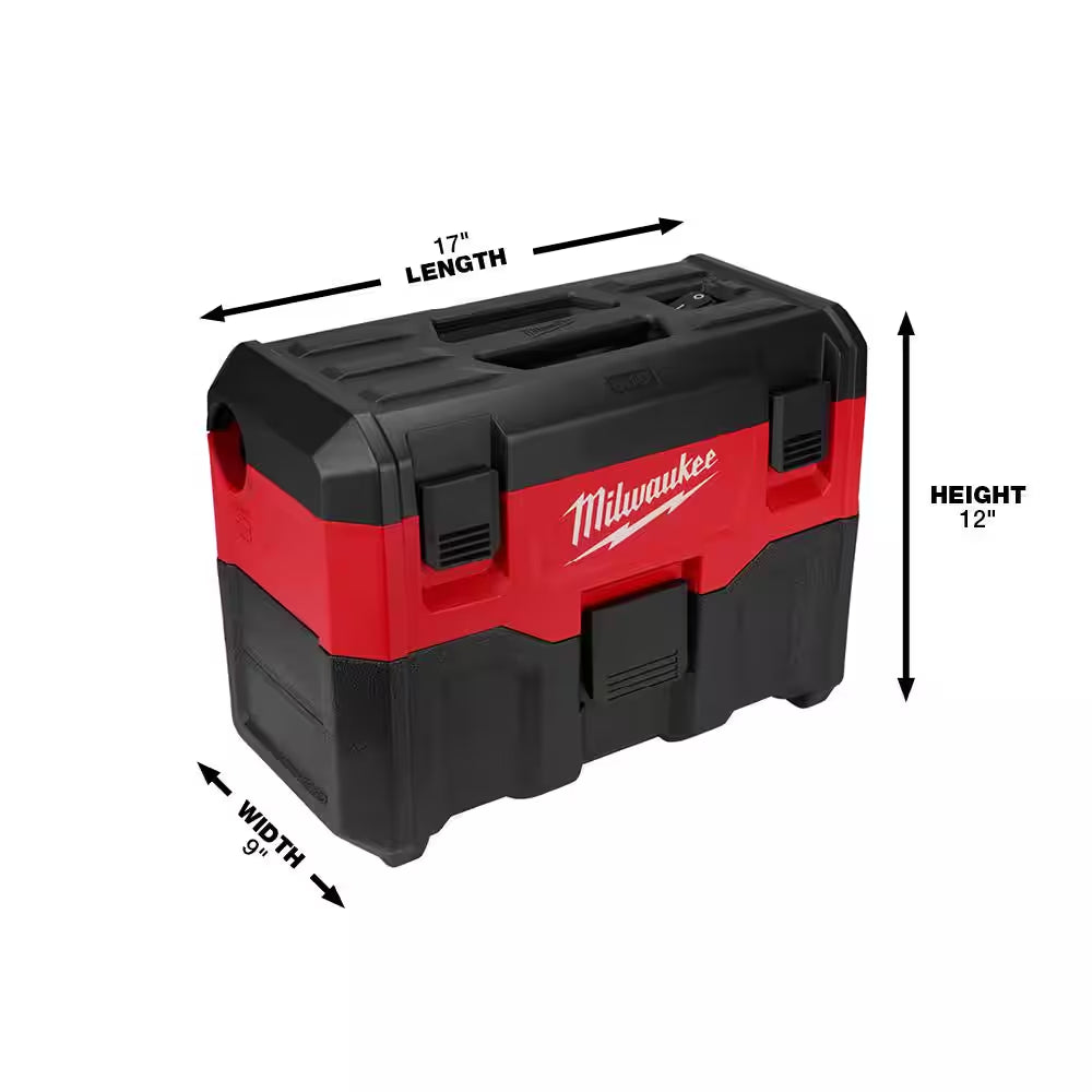 M18 18-Volt 2 Gal. Lithium-Ion Cordless Wet/Dry Vacuum with M18 XC 5.0 Ah Starter Kit