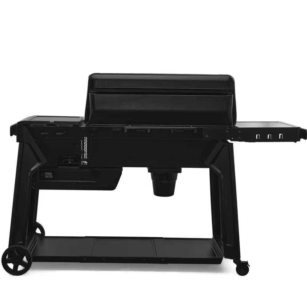 Woodridge Pro Wi-Fi Pellet Grill and Smoker in Black