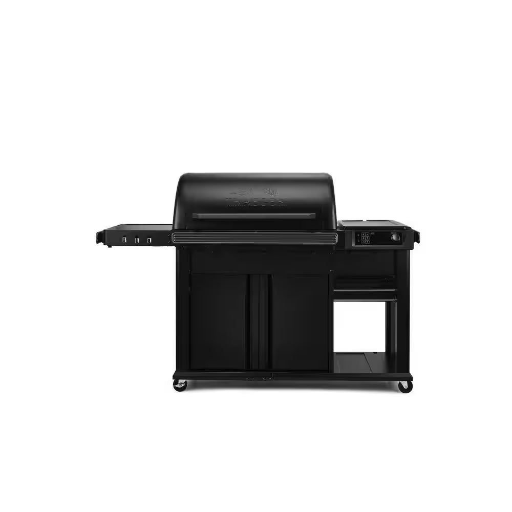 Woodridge Pro Wi-Fi Pellet Grill and Smoker in Black