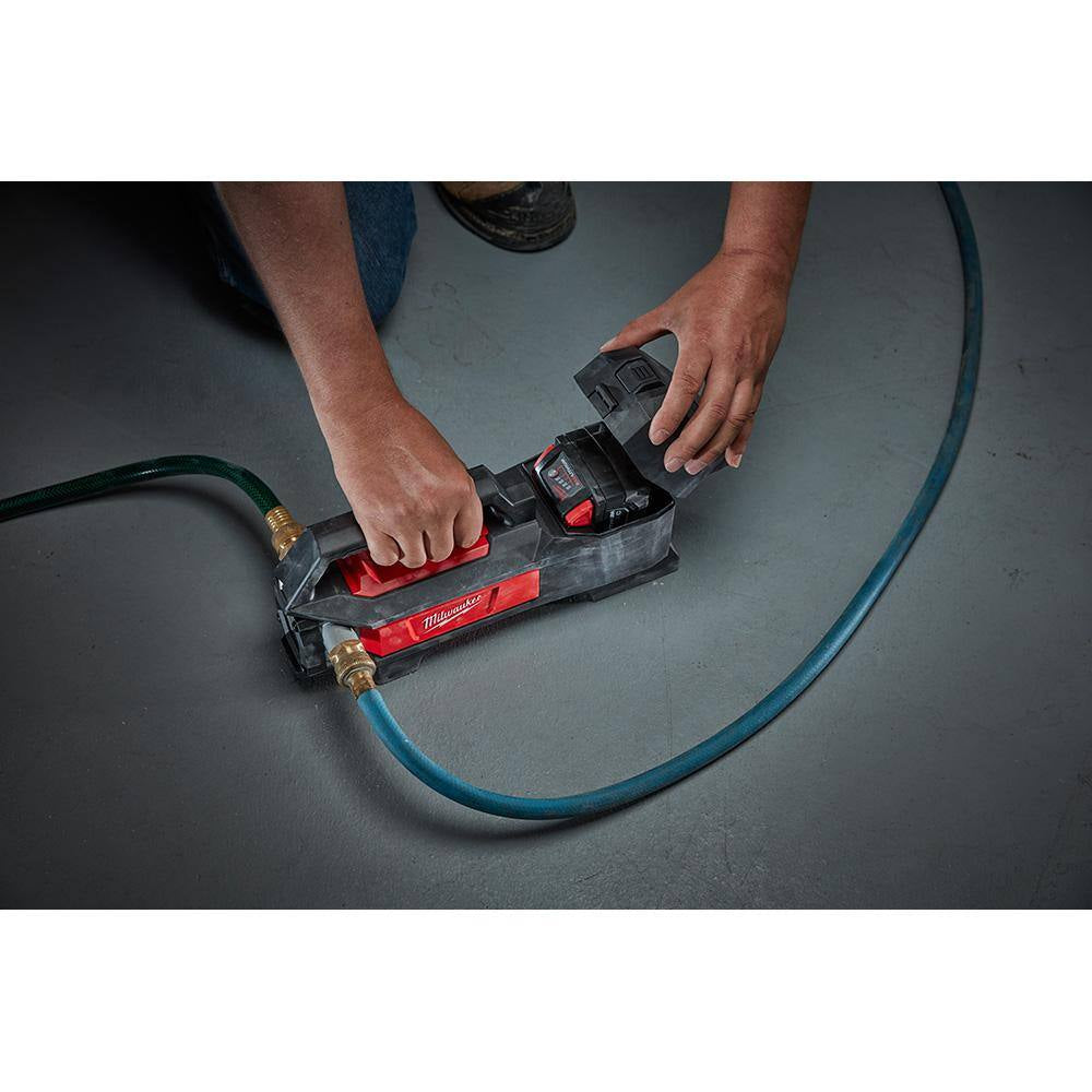 M18 18-Volt 1/4 HP Lithium-Ion Cordless Transfer Pump with M18 Starter Kit with One 5.0 Ah Battery and Charger