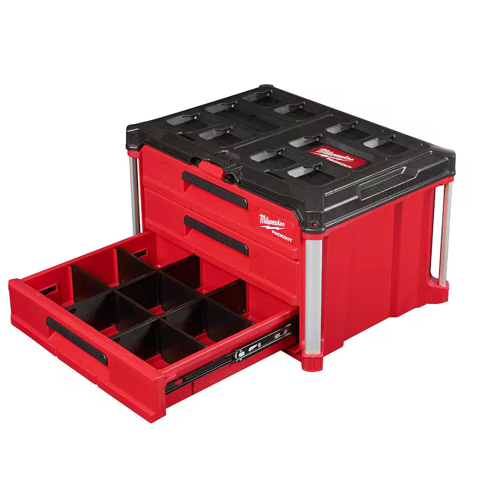 PACKOUT 22 In. 2-Drawer Tool Box with Metal Reinforced Corners