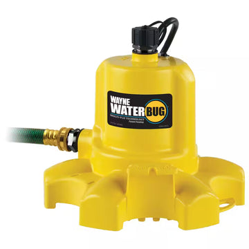 1/6 HP Waterbug Submersible Utility Pump with Multi-Flo Technology