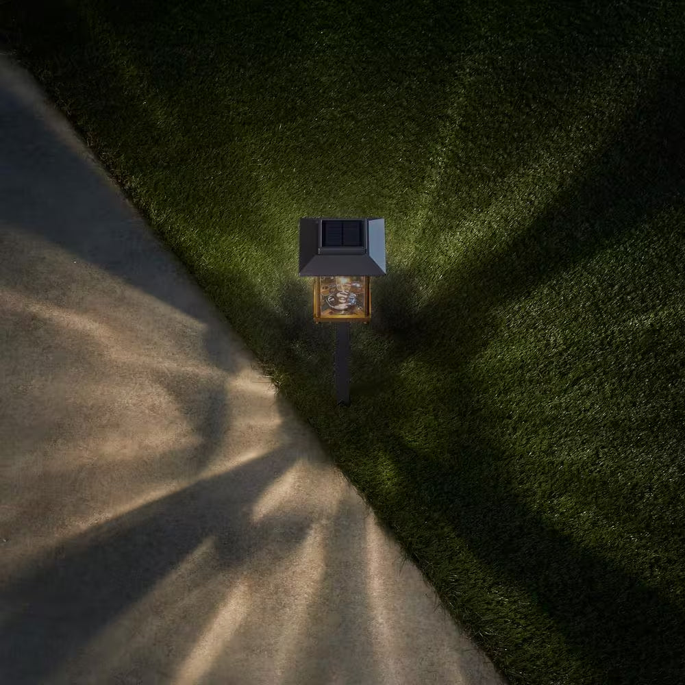 Parkwood 14 Lumen Bronze 2-Tone Finish LED Weather Resistant Outdoor Solar Path Light with Glass Lens (12-Pack)