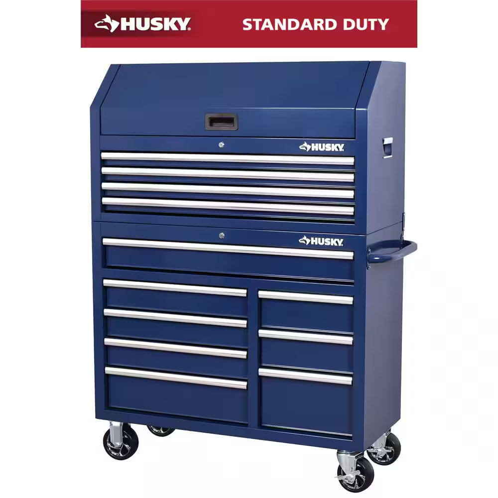 Tool Storage 27 In. W X 18 In. D Standard Duty Red Rolling Tool Chest Combo