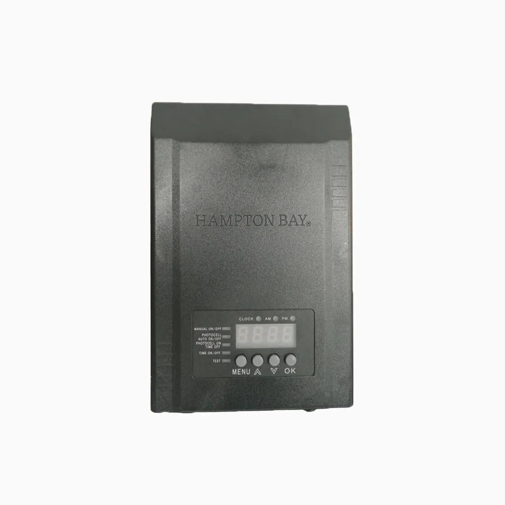 Low-Voltage 300-Watt Metal Landscape Lighting Transformer with Dusk to Dawn Sensor