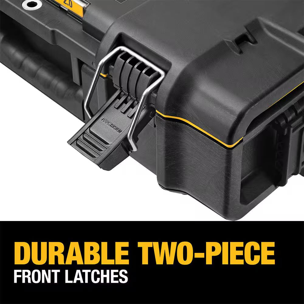 TOUGHSYSTEM 2.0 22 In. Small Tool Box, 22 In. Large Tool Box, 24 In. Mobile Tool Box, and Shallow Tool Tray