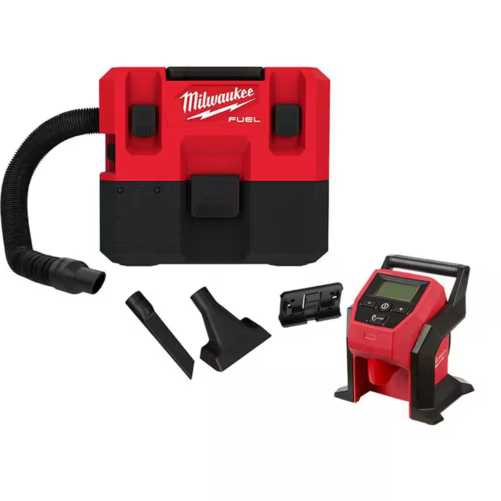 M18 18-Volt 2 Gal. Lithium-Ion Cordless Wet/Dry Vacuum with M18 XC 5.0 Ah Starter Kit