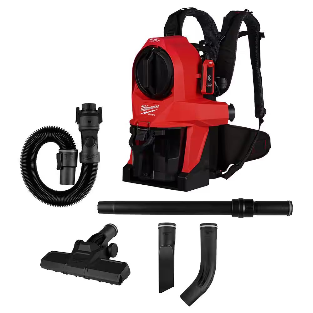 M18 FUEL 18 Volt Lithium Ion Brushless 3-In-1 Backpack Vacuum with M18 5. 0Ah XC Extended Capacity Battery