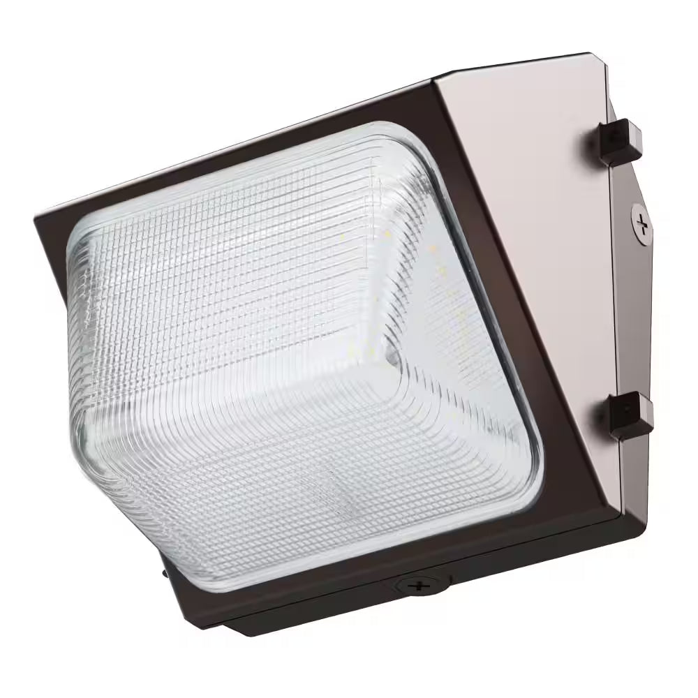 4000/6000/8000 Lumens Select Integrated LED Selectable 5CCT Bronze Dusk to Dawn Commercial Wall Pack Light