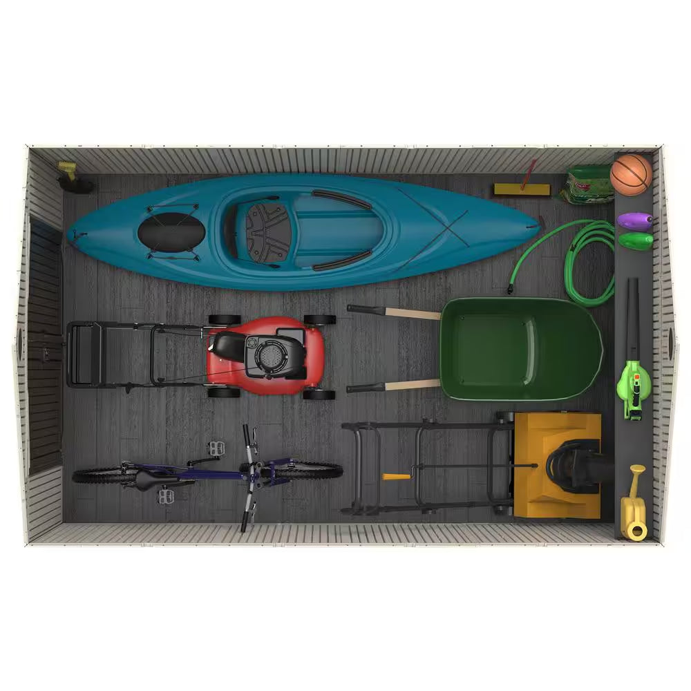 8 Ft. X 12.5 Ft. Resin Outdoor Storage Shed