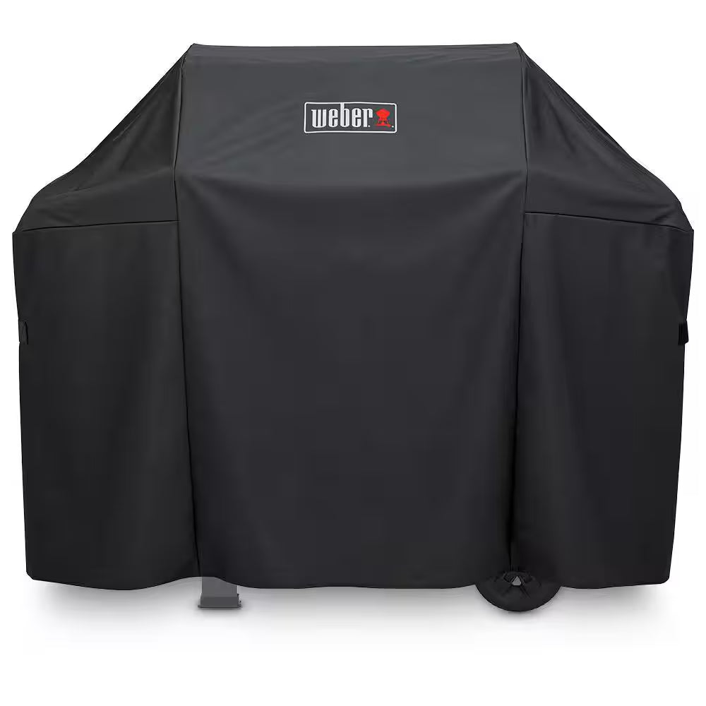 Spirit SB-E-425 4-Burner Natural Gas Grill in Black with Sear Zone,  Works Compatibility, and Grill Cover