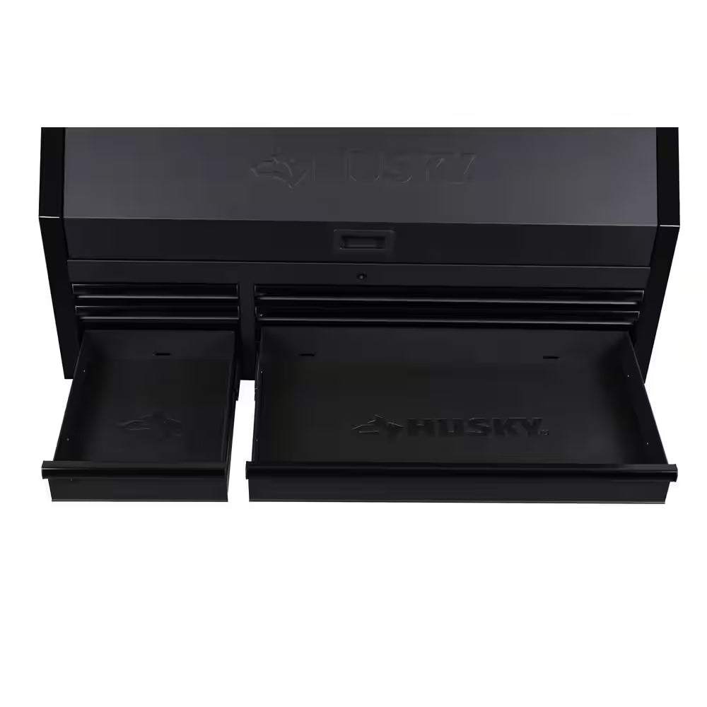 Tool Storage 52 In. W X 20 In. D Heavy Duty Rolling Tool Chest Combo in Matte Black