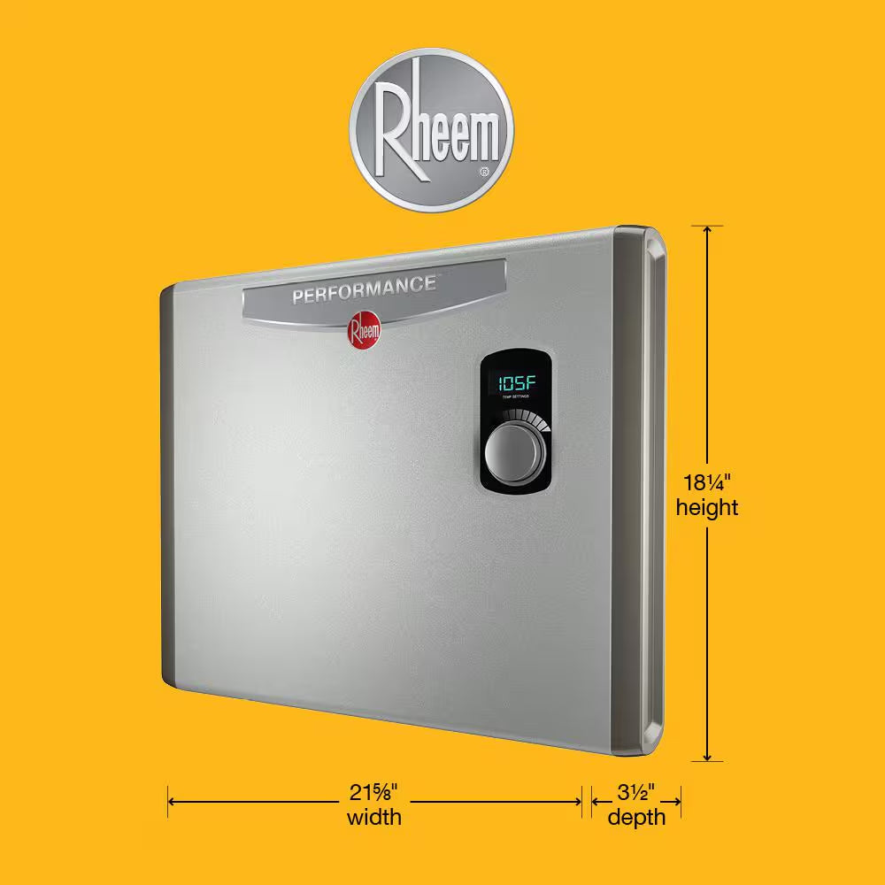 Performance 27 Kw 5.27 GPM 240-Volt Self-Modulating Electric Tankless Water Heater