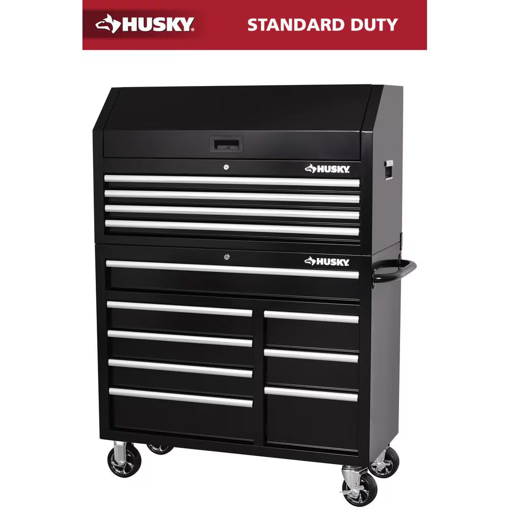 Tool Storage 27 In. W X 18 In. D Standard Duty Red Rolling Tool Chest Combo