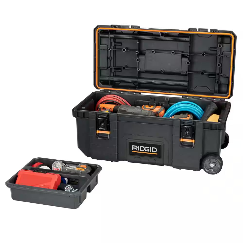 Pro Gear System Gen 2.0 Stackable 25 in All Terrain Rolling Tool Box with 9 In. Wheels