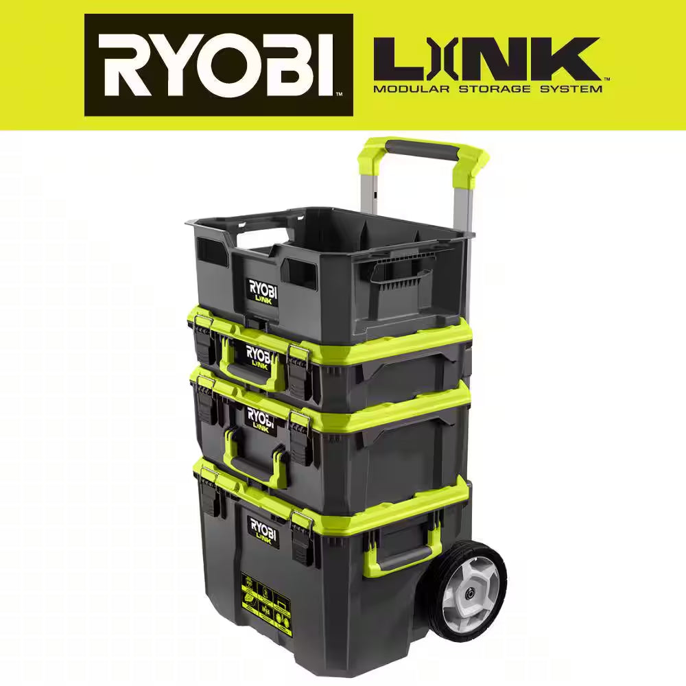 22.2 In. LINK Rolling Tool Box with Medium Tool Box, Standard Tool Box, and Tool Crate