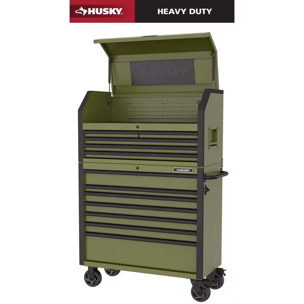 Tool Storage 27 In. W X 18 In. D Standard Duty Red Rolling Tool Chest Combo