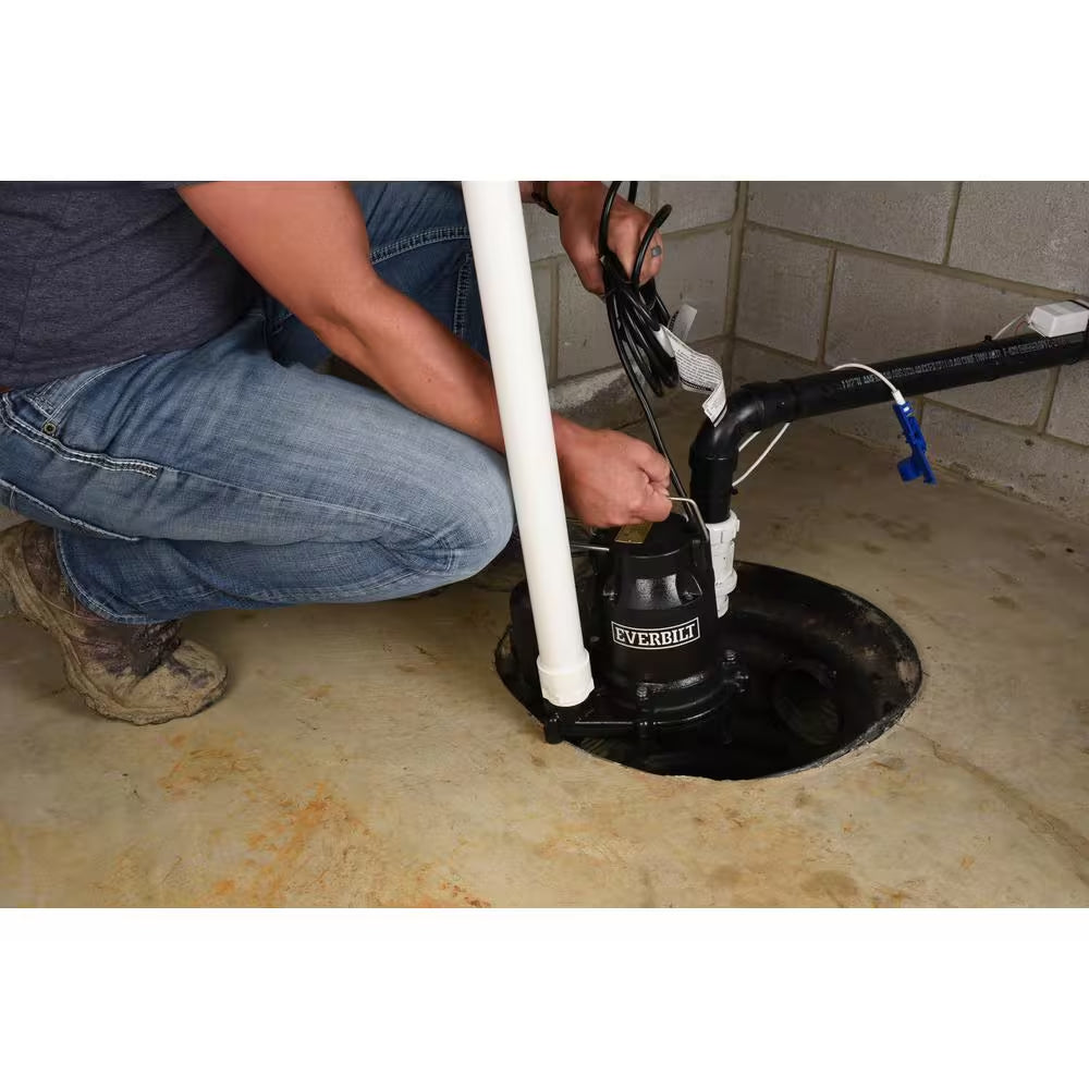 1/2 HP Cast Iron Submersible Sump Pump