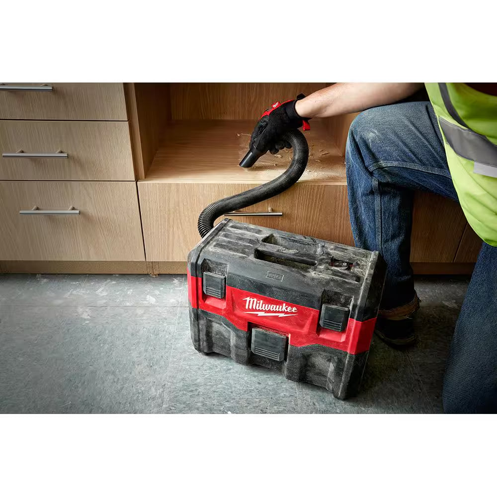 M18 18-Volt 2 Gal. Lithium-Ion Cordless Wet/Dry Vacuum with (2) M18 5.0 Ah Battery