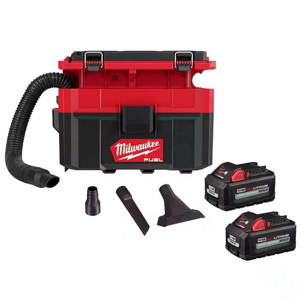 M18 18-Volt 2 Gal. Lithium-Ion Cordless Wet/Dry Vacuum with M18 XC 5.0 Ah Starter Kit