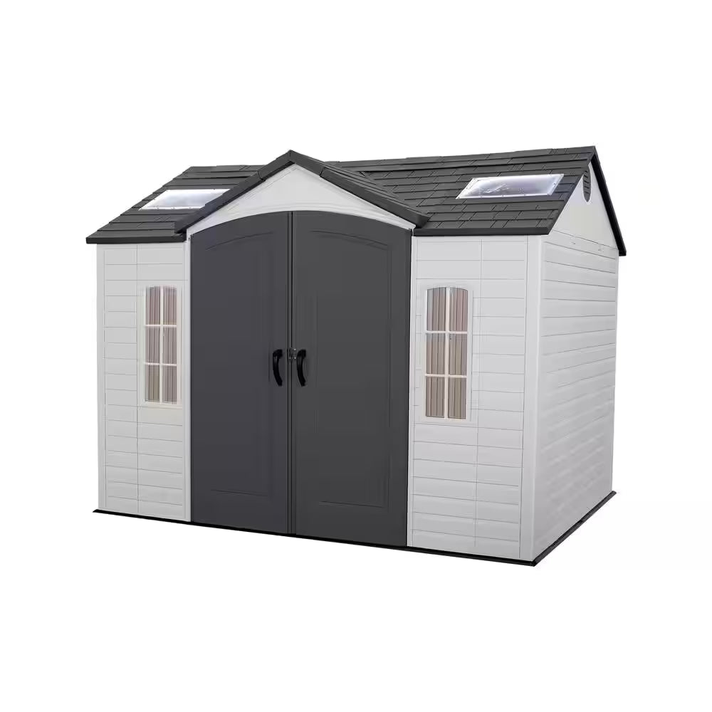 10 Ft. X 8 Ft. Resin Outdoor Garden Shed