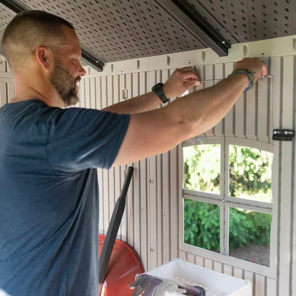 10 Ft. X 8 Ft. Resin Outdoor Garden Shed