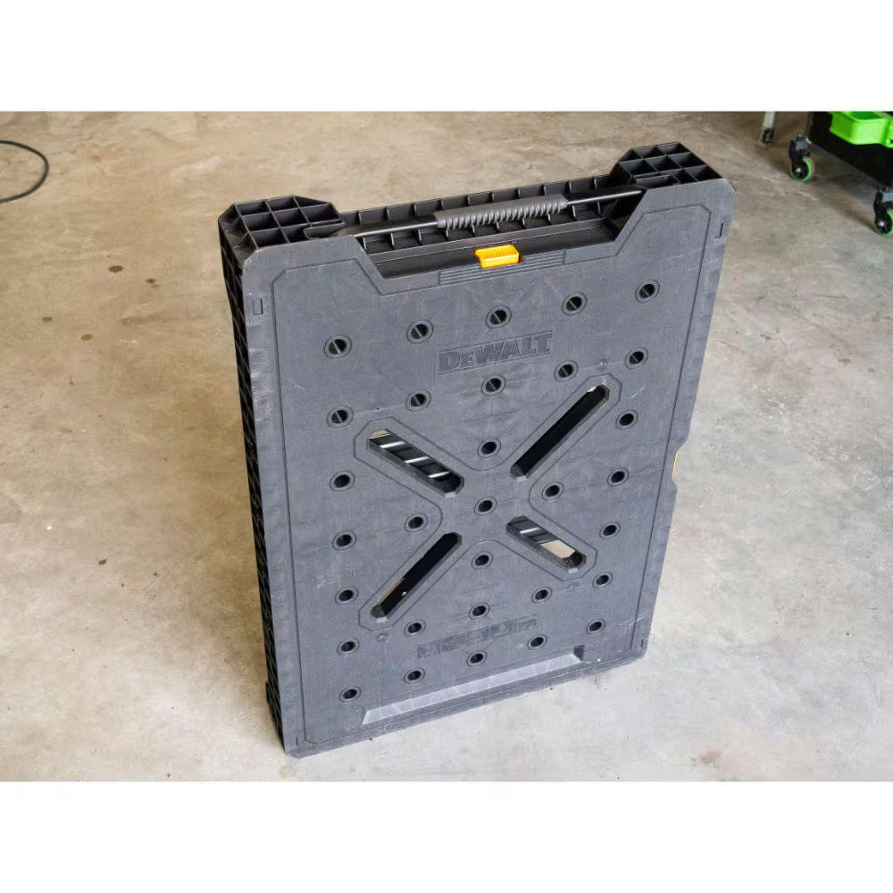 33 In. H Plastic Folding Portable Sawhorse Workbench