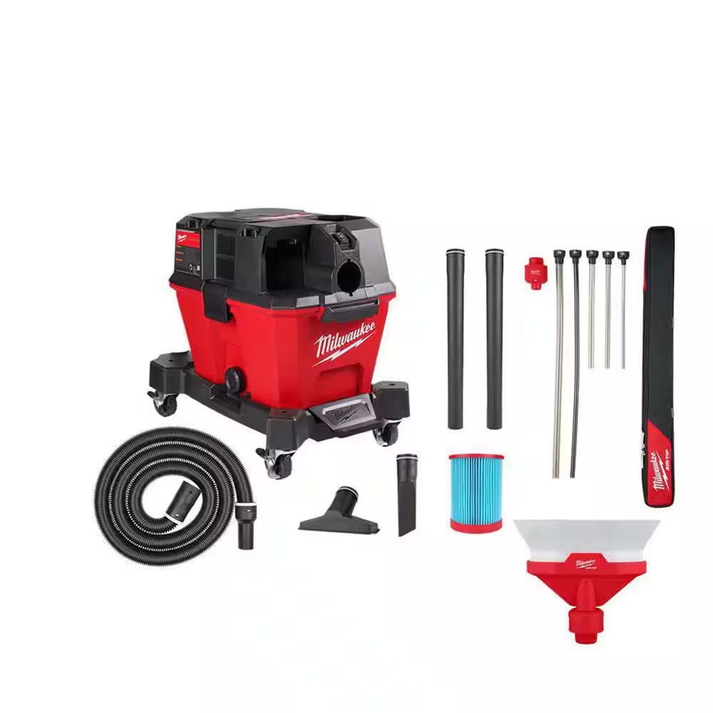 M18 18-Volt 2 Gal. Lithium-Ion Cordless Wet/Dry Vacuum with M18 XC 5.0 Ah Starter Kit