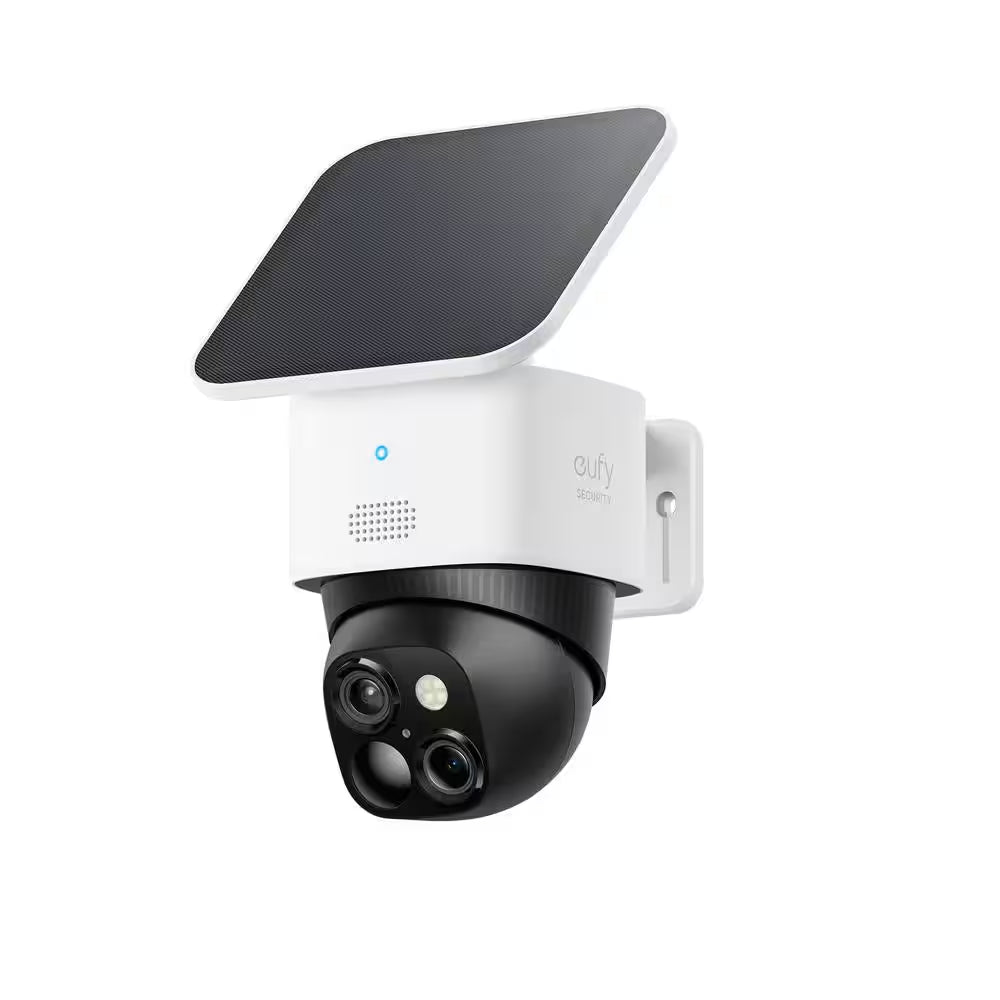 S340 Solocam Wireless Outdoor Solar Pan and Tilt Security Camera with 360-Degree Surveillance and No Monthly Fee