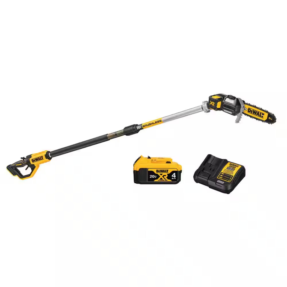 20V MAX 8In. Brushless Cordless Battery Powered Pole Saw (Tool Only)