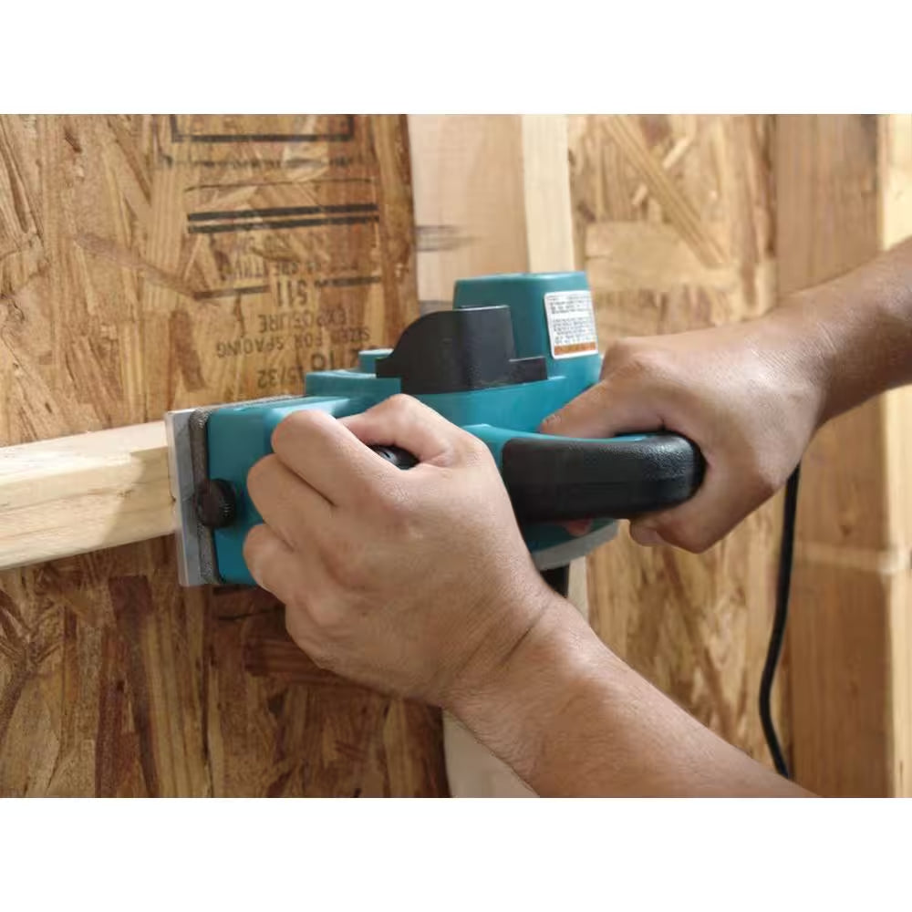 6.5 Amp 3-1/4 In. Corded Handheld Planer Kit with Blade Set, Hard Case