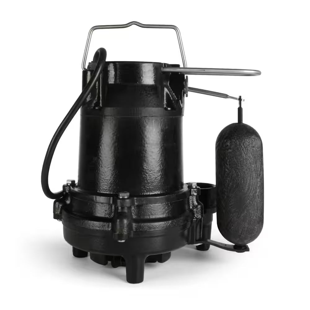 1/2 HP Cast Iron Submersible Sump Pump