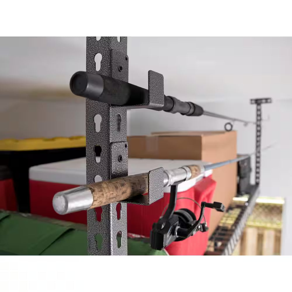 Versarac Gray Adjustable Steel Overhead Garage Storage Rack (48 in W X 96 in D)