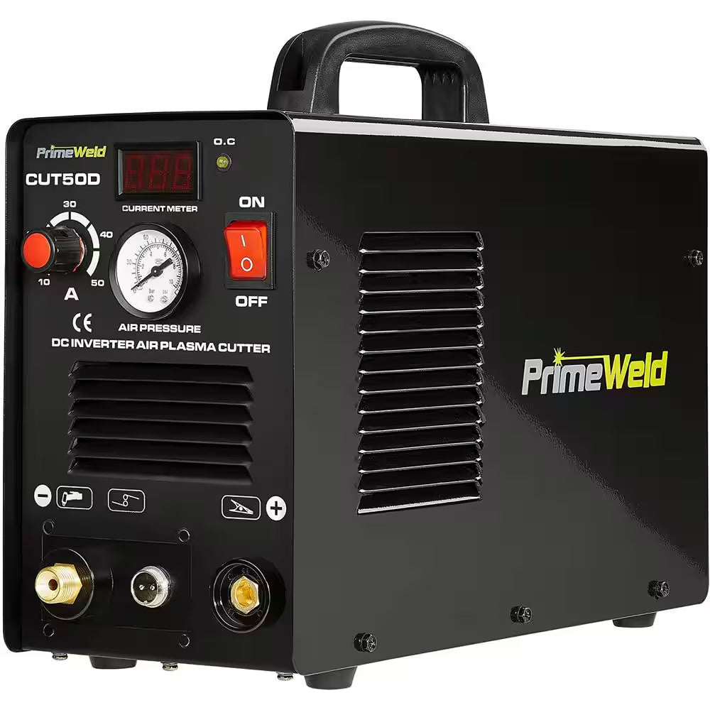 50 Amp Plasma Cutter 1/2 In. Clean Cut 110-Volt/220-Volt DC Cutting Machine
