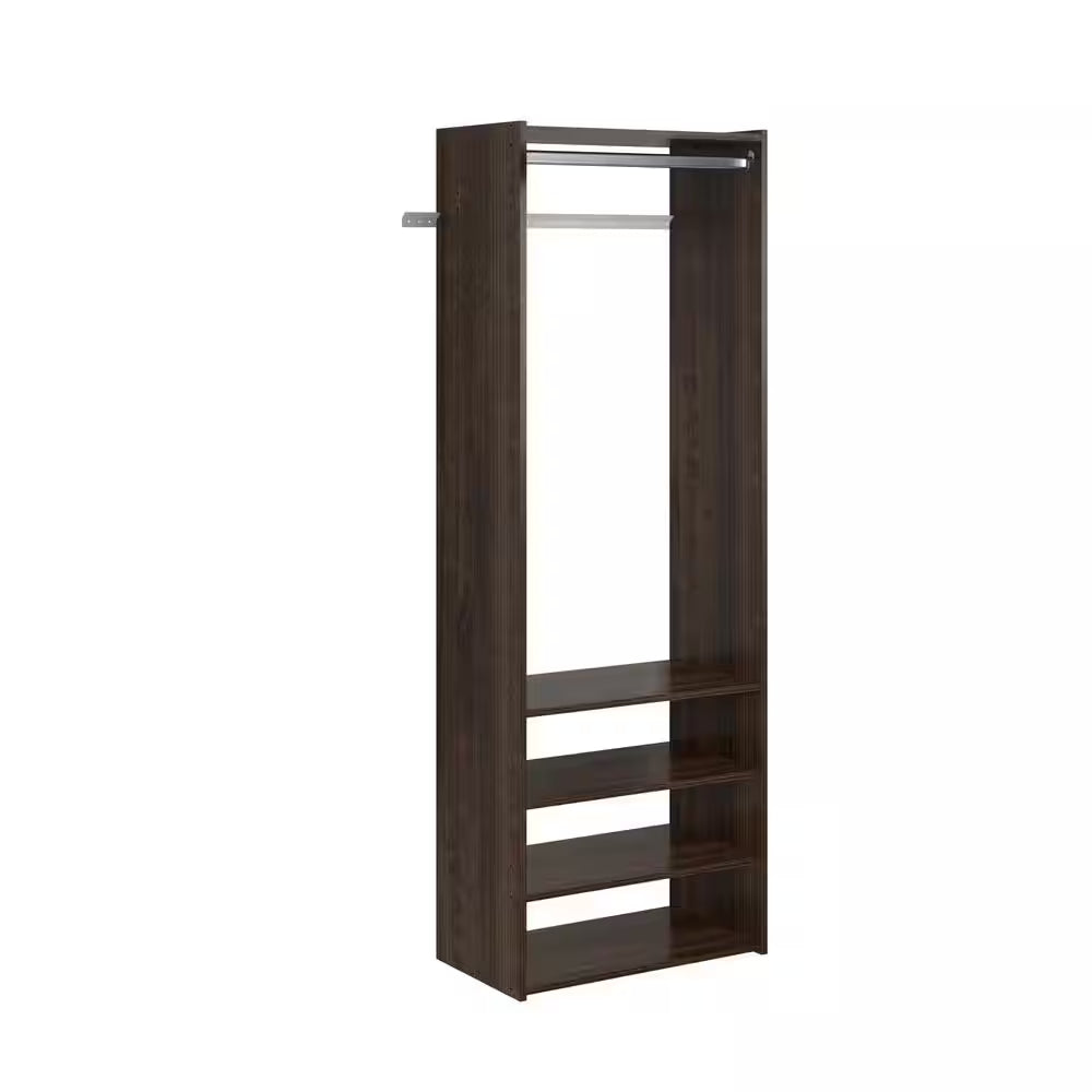 Select 25 In. W Classic White Wood Closet Tower