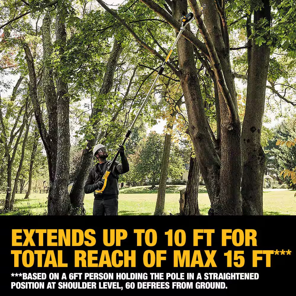 20V MAX 8In. Brushless Cordless Battery Powered Pole Saw (Tool Only)