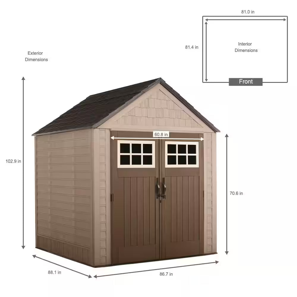 Big Max 7 Ft. X 7 Ft. Storage Shed