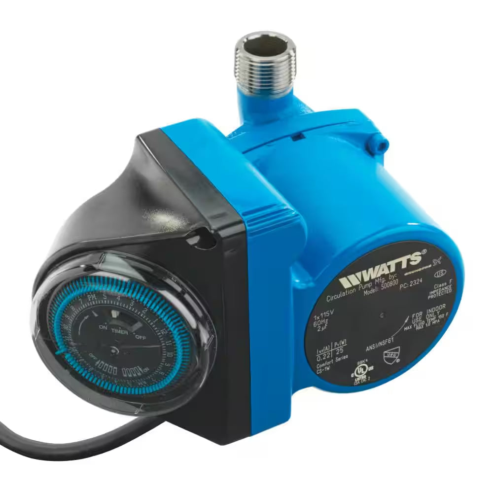 Hot Water Recirculation System, Heat H2O, 24 Hr Programmable Timer