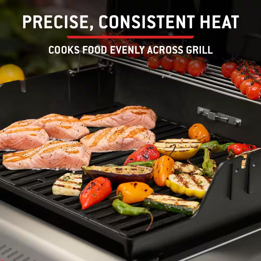 Spirit E-210 2-Burner Liquid Propane Gas Grill in Black with Snap-Jet Ignition