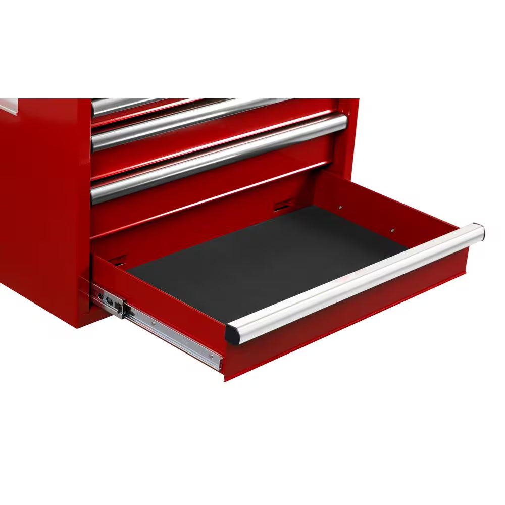 Tool Storage 27 In. W X 18 In. D Standard Duty Red Rolling Tool Chest Combo