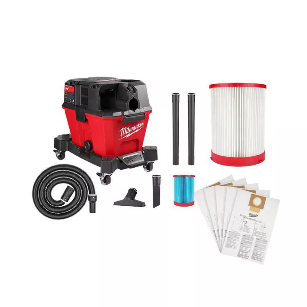 M18 18-Volt 2 Gal. Lithium-Ion Cordless Wet/Dry Vacuum with M18 XC 5.0 Ah Starter Kit