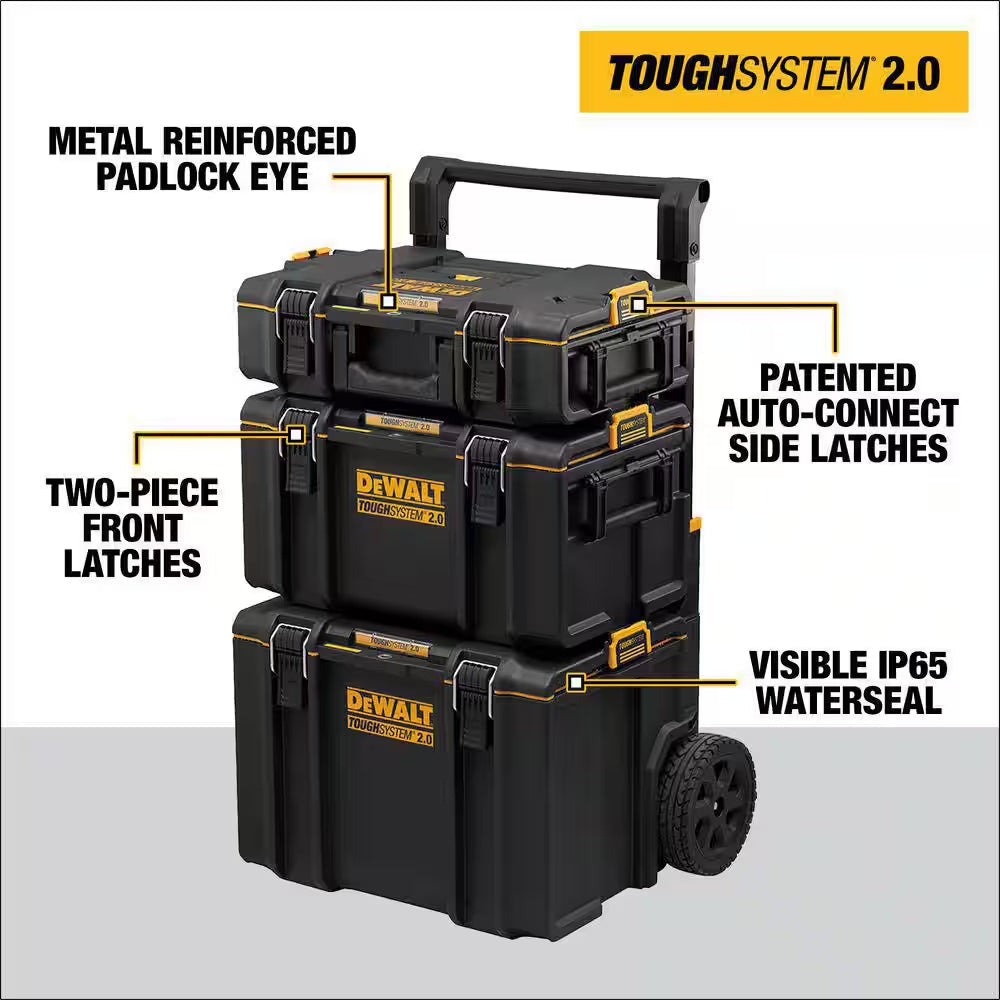 TOUGHSYSTEM 2.0 24 In. Tower Tool Box System (3 Piece Set)