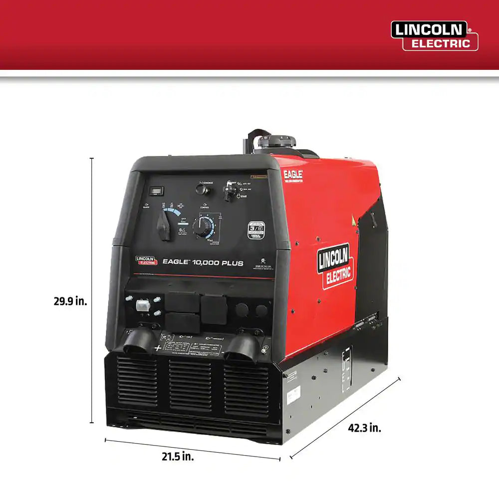 225 Amp Eagle 10,000 plus Gas Engine Driven Welder with LE Engine