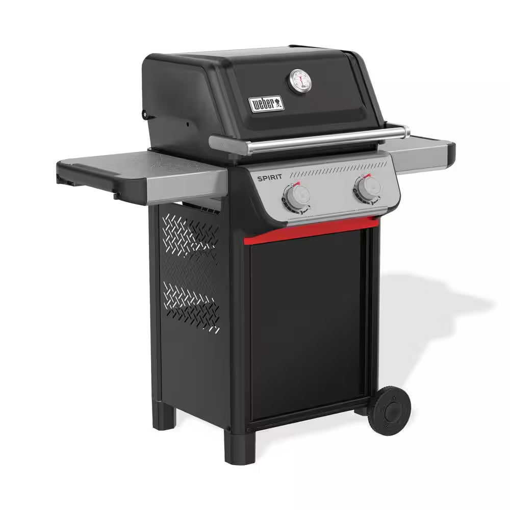 Spirit E-210 2-Burner Liquid Propane Gas Grill in Black with Snap-Jet Ignition