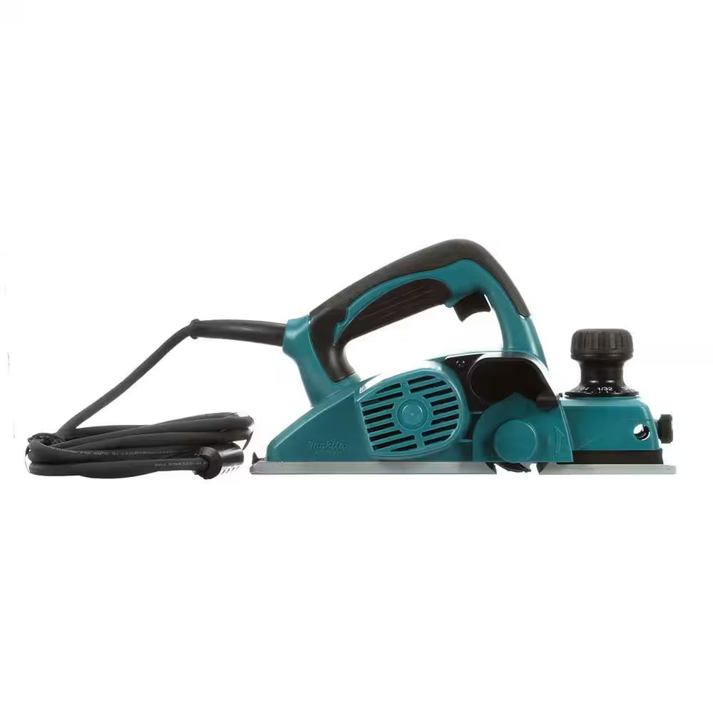 6.5 Amp 3-1/4 In. Corded Handheld Planer Kit with Blade Set, Hard Case