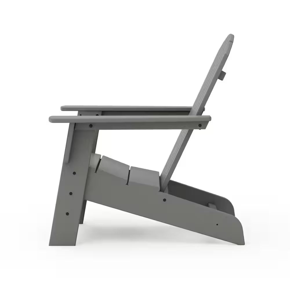 Seabrook Adirondack Chair in Slate Grey