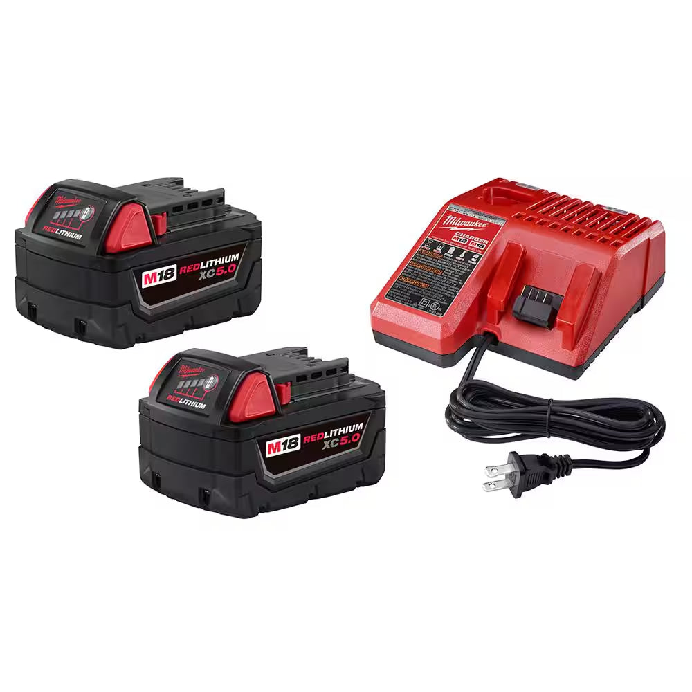 M18 18-Volt 2 Gal. Lithium-Ion Cordless Wet/Dry Vacuum with M18 XC 5.0 Ah Starter Kit