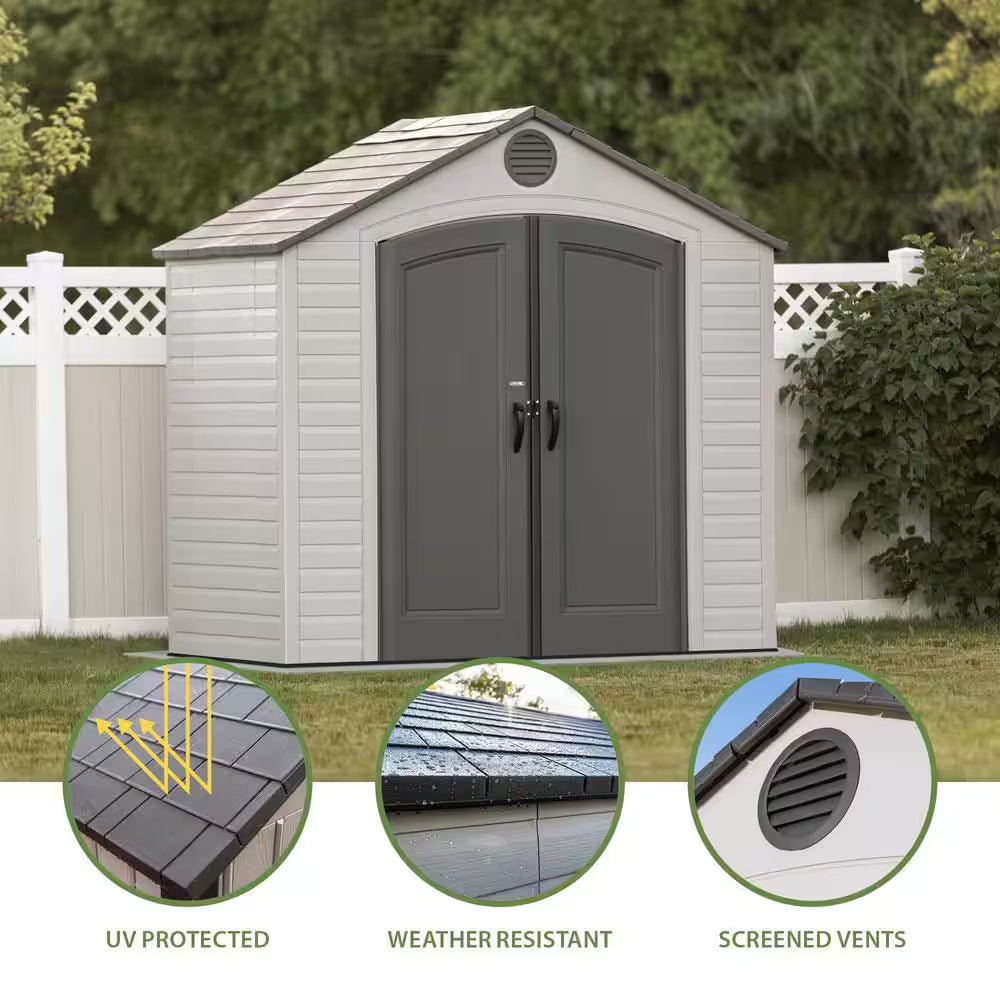 8 Ft. X 5 Ft. Resin Storage Shed